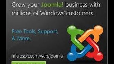 How To Installing Joomla windows 7 using BitNami Joomla stack tutorial