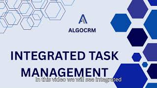 Connected And Integrated Tasks In ALGO-CRM (English)