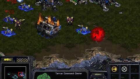 StarCraft: Brood War - 3 Terran vs 3 Protoss ( 3 Computer vs 3 Computer ) AI vs AI - Map: Elderlands