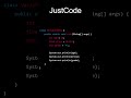 Code 5:- Variables in Java | Java Series | JustCode |#coding #programming #shorts