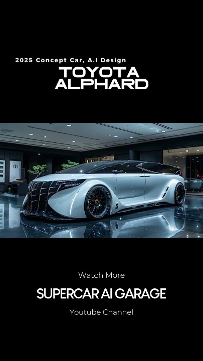 Toyota Alphard All New 2025 Concept Car, AI Design #aidesign #automobile #alphard