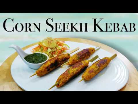 Corn seek kabab | Crispy Corn Kebabs | Instant Snacks Recipe | Chef Harpal Singh Sokhi | chefharpalsingh