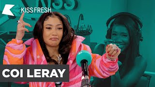 Coi Leray on Players remixes, ICKS and rates our football players! | KISS Fresh