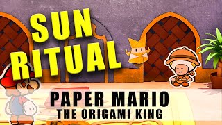 Paper Mario The Origami King where to perform the ritual for Professor Toad