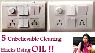 How To Clean Switchboard At Home | 5 Essential Cleaning Hacks Using OIL |  Best Home Cleaning Hacks