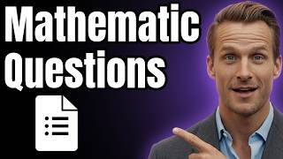 How to Create Mathematics Question Paper on Google Forms [2026]