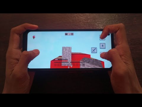 Skywars Gameplay With New Mobile Controls + Handcam | MCPE | Cubecraft