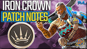 Iron Crown Patch Notes! - R301 Nerf & More - Apex Legends Updates