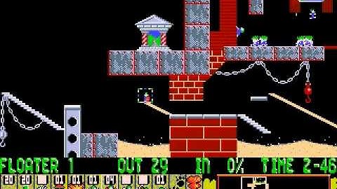 DOS Oh No! More Lemmings Wicked 10 Temple of Love