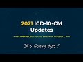 2021 icd 10 cm updates  sks coding tips 