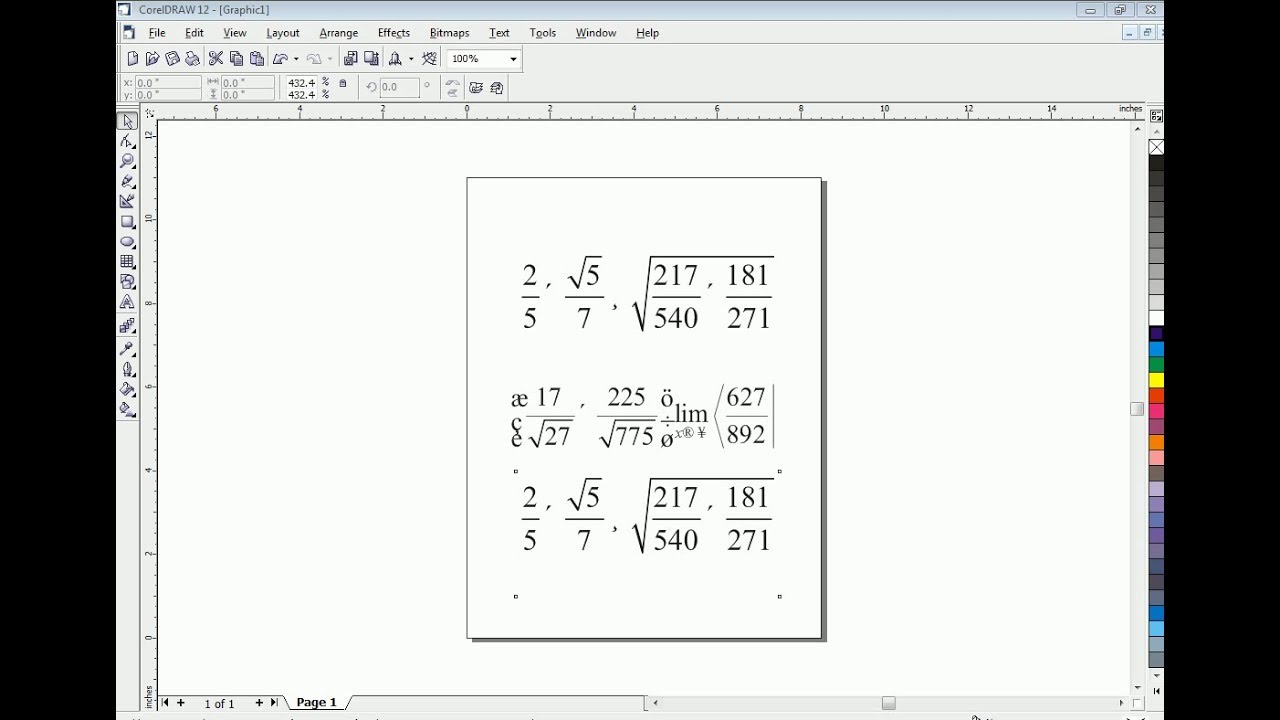 How To Write Mathematical Equations In Coreldraw - Tessshebaylo