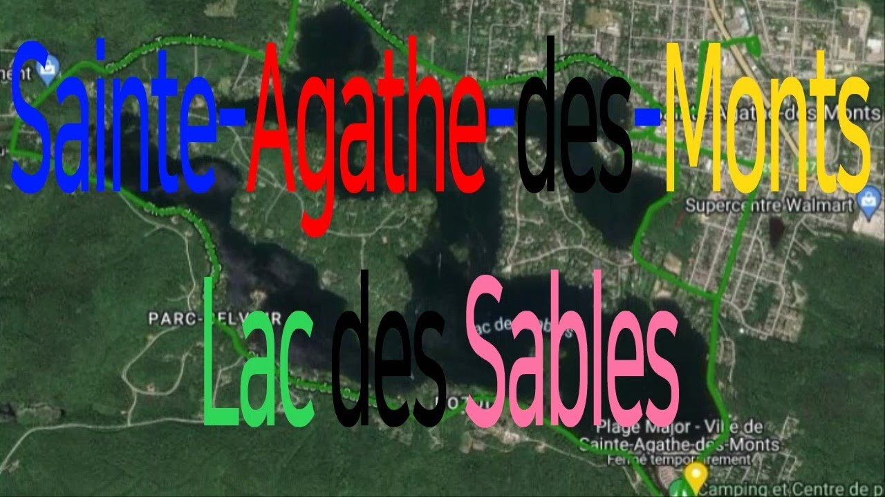 SainteAgathedesMonts ( Lac des Sables ) Biking YouTube