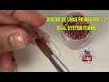 Dualsystemuas acrlicasprimaveralesacrylic nails with dual system formsspring nails