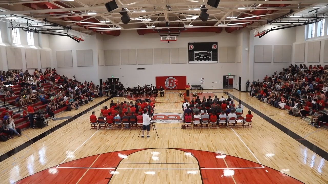 Boise High School's newly renovated gym, thanks to voters. YouTube