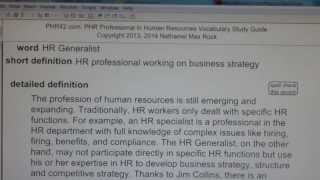 HR generalist PHR SPHR Professional In Human Resources License Exam PHRPass.com