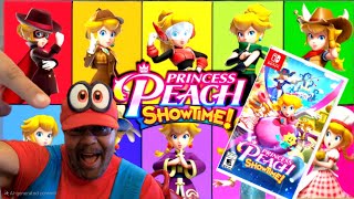 Princess Peach Showtime All Unlocked Transformations So Far 85% Finished Game