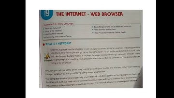 Grade 4 Computer Ch 9 The internet Web browser