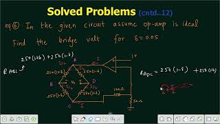 Lecture 25 | Solved Problems on Op Amp | Part B