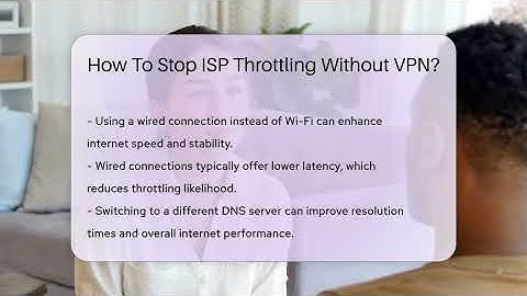 How To Stop ISP Throttling Without VPN? - SecurityFirstCorp.com