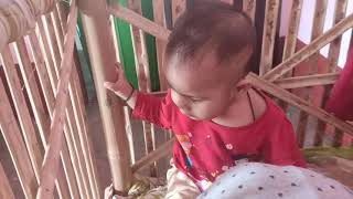 Twin babies playing together, funny baby video, baby Nyra & baby Nyza