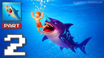 Shark Universe: Survival World - Gameplay Walkthrough Part 2 - Rule The Ocean Wild (iOS, Android)
