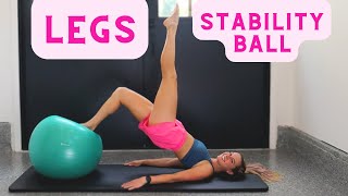 Stability Ball Workout Legs