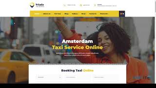 Triada - Taxi Cab Service Company WordPress Theme        Cade Yamato screenshot 4