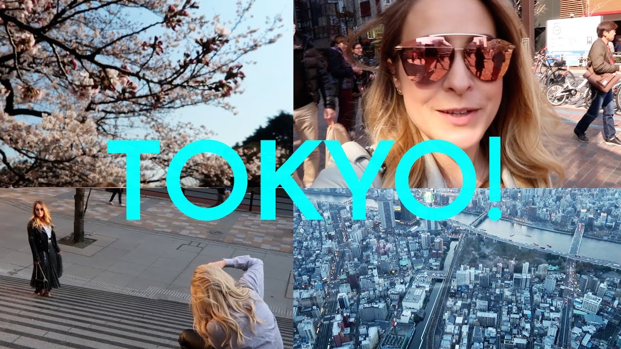 Arriving in TOKYO & Cherry Blossom Photoshoot! April 4th