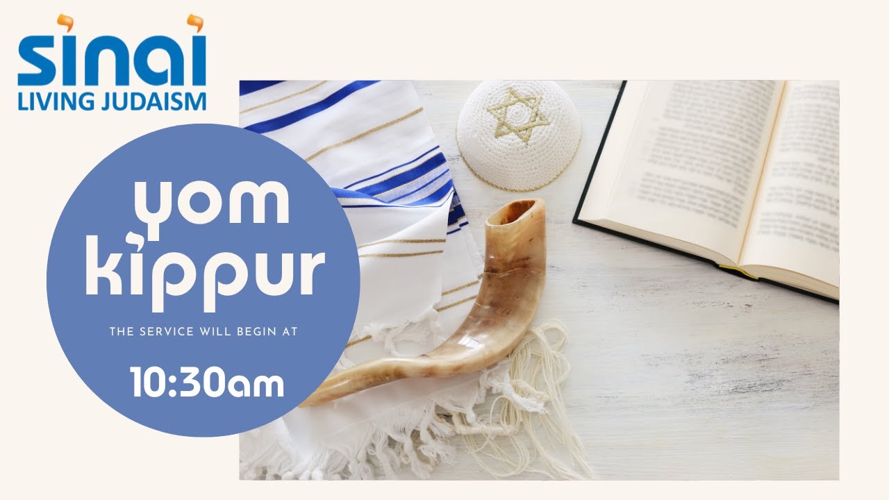 Sinai Synagogue Live Stream Yom Kippur YouTube