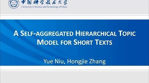 A Self-Aggregated Hierarchical Topic Model for Short Texts