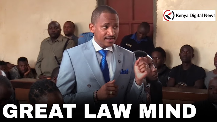 Babu Owino shocks Judge as he uses big law terms while defending protesters at Thika Law Courts!!