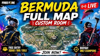 FREE FIRE LIVE 🔴BR FULL MAP CUSTOM ROOM 💥 BOOYAH ONLY | ACE8 GAMING LIVESTREAM