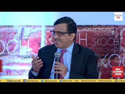 Dharmakirti Joshi at the SKOCH Summit: India Economic Forum