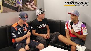 [EN CUEROS] con ALEIX ESPARGARÓ, PEDRO ACOSTA y JORGE MARTÍN | MOTOGP MOTORLAND ARAGÓN 2022