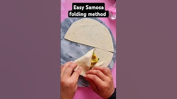 Easy and quick Samosa folding method 👌 #viral#trending#food #samosa #samosafolding #vegan