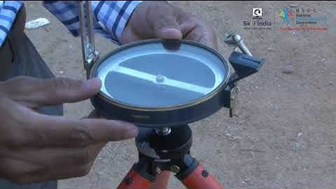 5 steps for Adjustments of Prismatic Compass