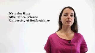 Hear about MSc Dance Science from Natasha