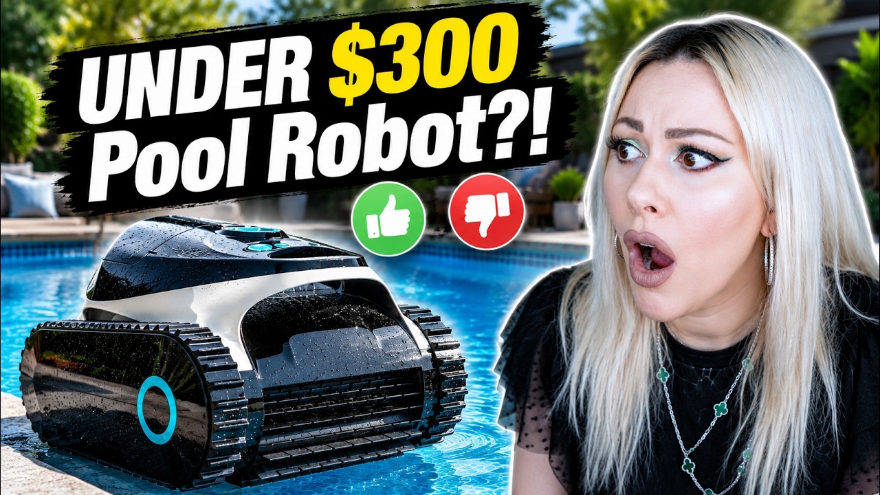 The Cheapest Pool Robot That Actually Climbs Walls! Brinbo C1 Robotic Pool Cleaner Review