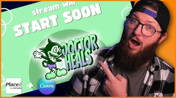 Get a Custom Logo + Animated Starting Soon Screen | Canva for Streamers