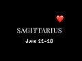 SAGITTARIUS:  THEY'VE GONE SILENT.  WILL THEY COMMUNICATE?  JUNE 22-28