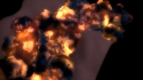 "Lava Explosion Fail" made with 3ds Max (BlobMesh Particle System)