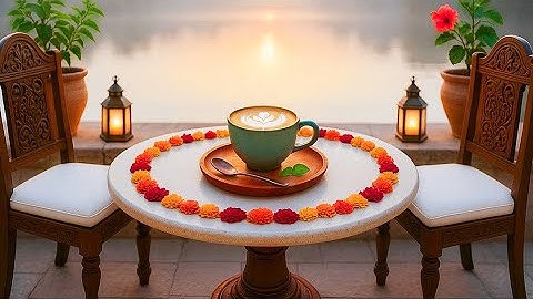 Cafe Music 4K - Relaxing Jazz Music with Latte Art Scenes - Instrumental Piano Music for Study, Work