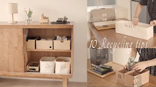 SUB) Storage Tips and Smart Organization with Recycled Materials/Recycling Ideas/Zero Waste