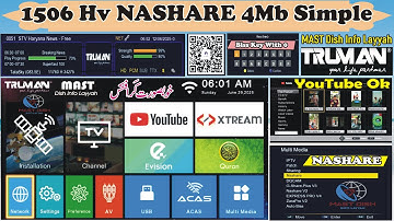 1506Hv New Software 2025 || Auto Update Biss Key || Channel LOGO || 4Mb || NASHARE  || E-Cast