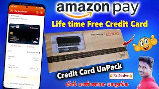 Amazon pay ICICI Bank Credit Card Unpacking full details in Tamil@Tech and Technics