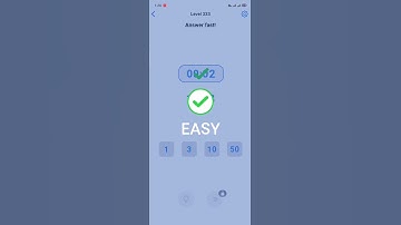 EASY GAME LEVEL 333 SOLUTION | Answer fast!