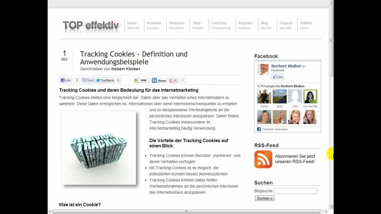 Update New Tracking Cookies - Definition und Anwendungsbeispiele