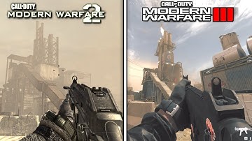 OG vs Remastered Maps - Graphics Comparison in Modern Warfare 2 and MWIII Beta (2009-2023)