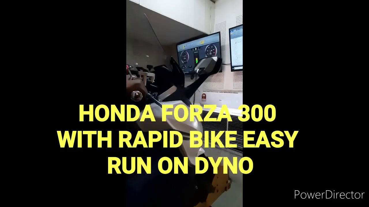 Honda Forza 300 With Rapid Bike Easy Youtube