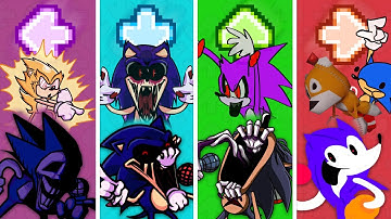 FNF Character Test | Gameplay VS Playground Mod: VS Sonic.EXE 2.5/3.0 All Characters [19 characters]